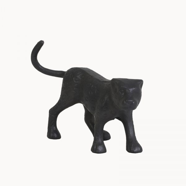 Black panther - zwarte panter beeld metaal